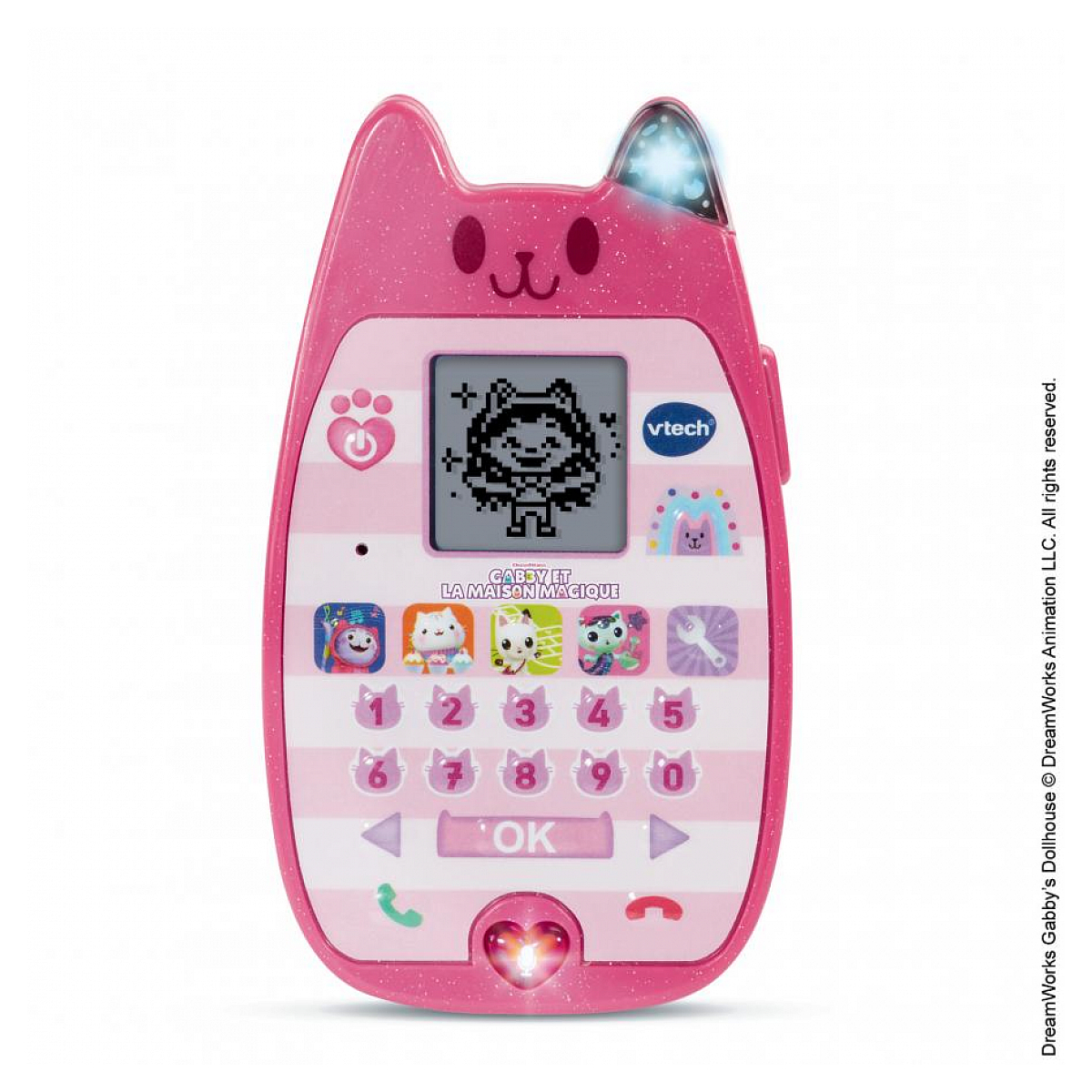 Gabby et la maison magique - Le smartphone educatif rose, VTECH