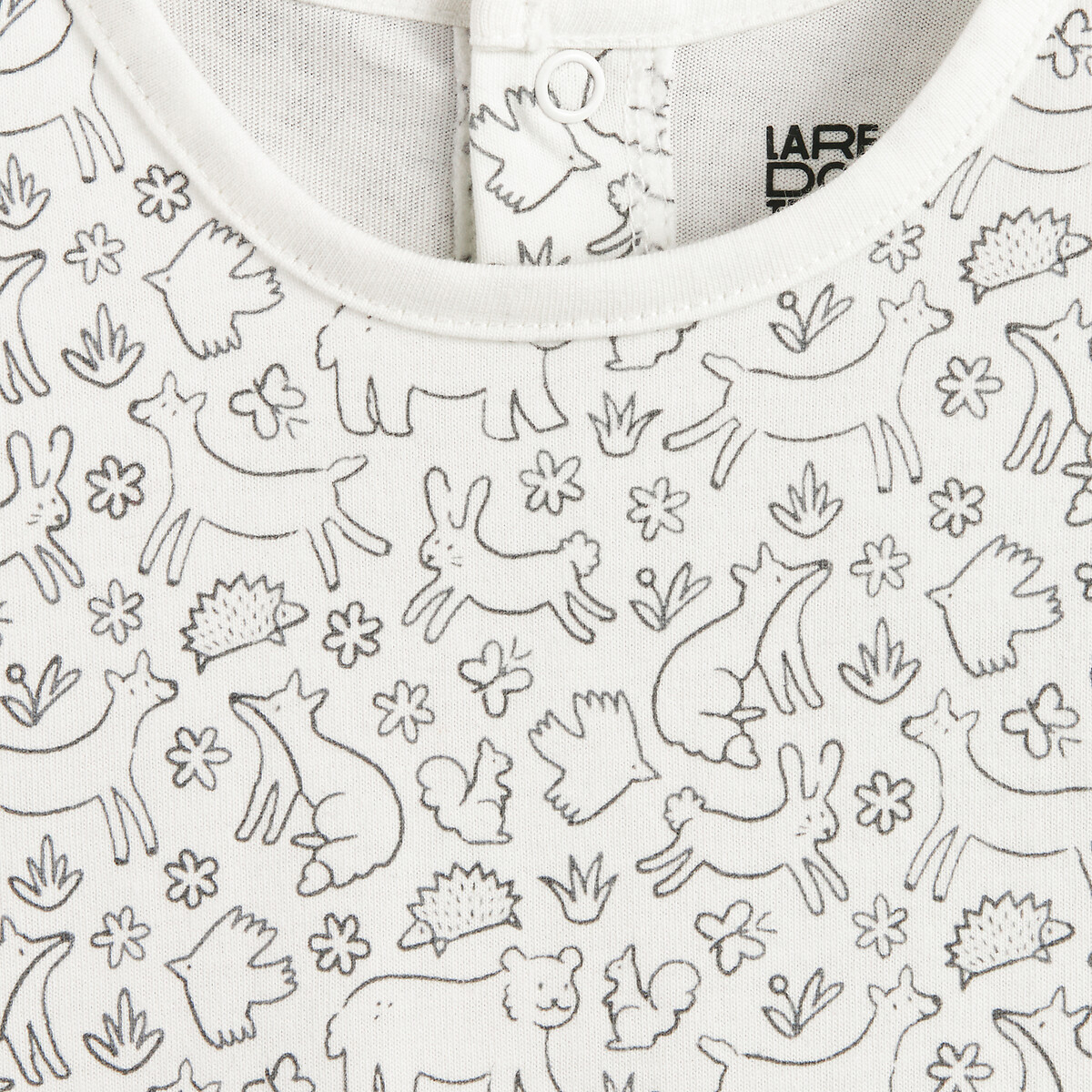 2-Piece T-Shirt and Adjustable Dungarees Outfit assorted, LA REDOUTE COLLECTIONS