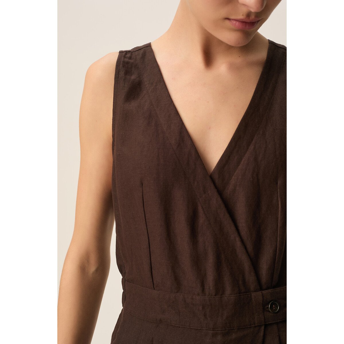 Combinaison pantalon sans manches, TAHOMI terre, DES PETITS HAUTS