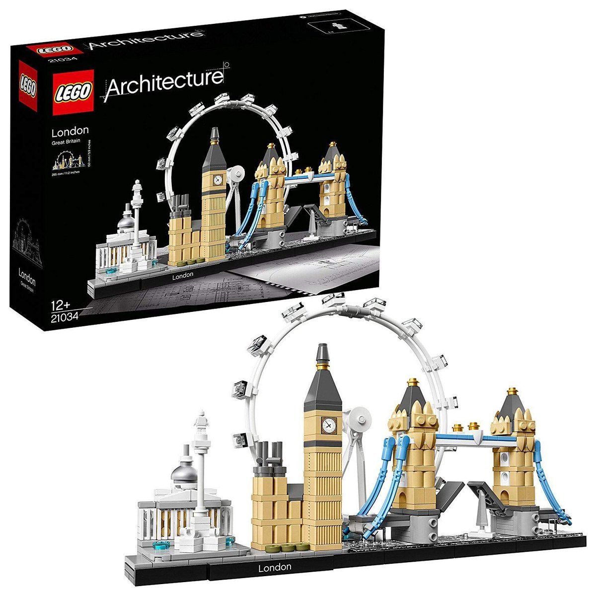 Modèle LEGO Architecture - Londres 21034 - Recréez la Ville Iconique multicolore, LEGO