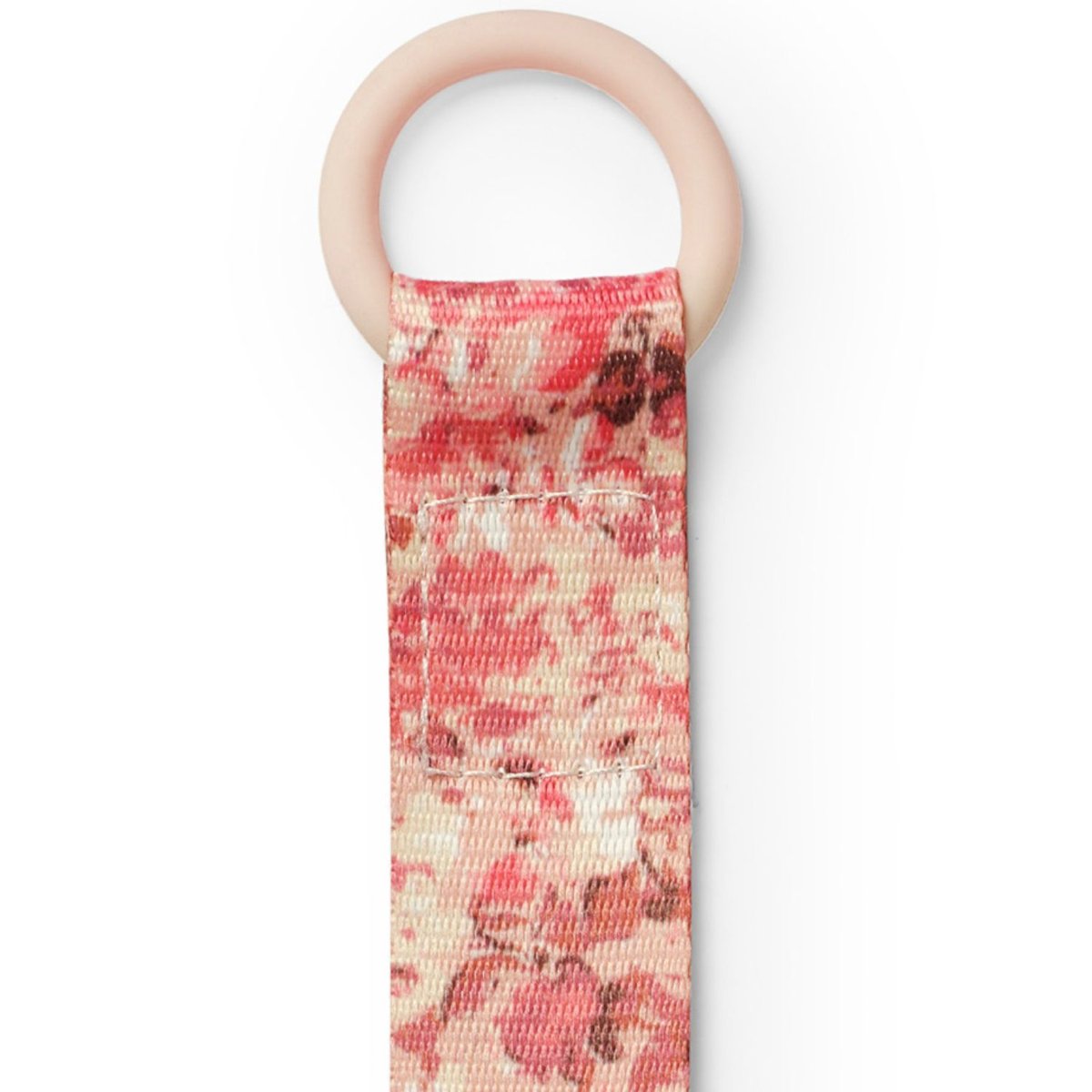 Attache sucette Wood rose, marron, blanc, ELODIE DETAILS