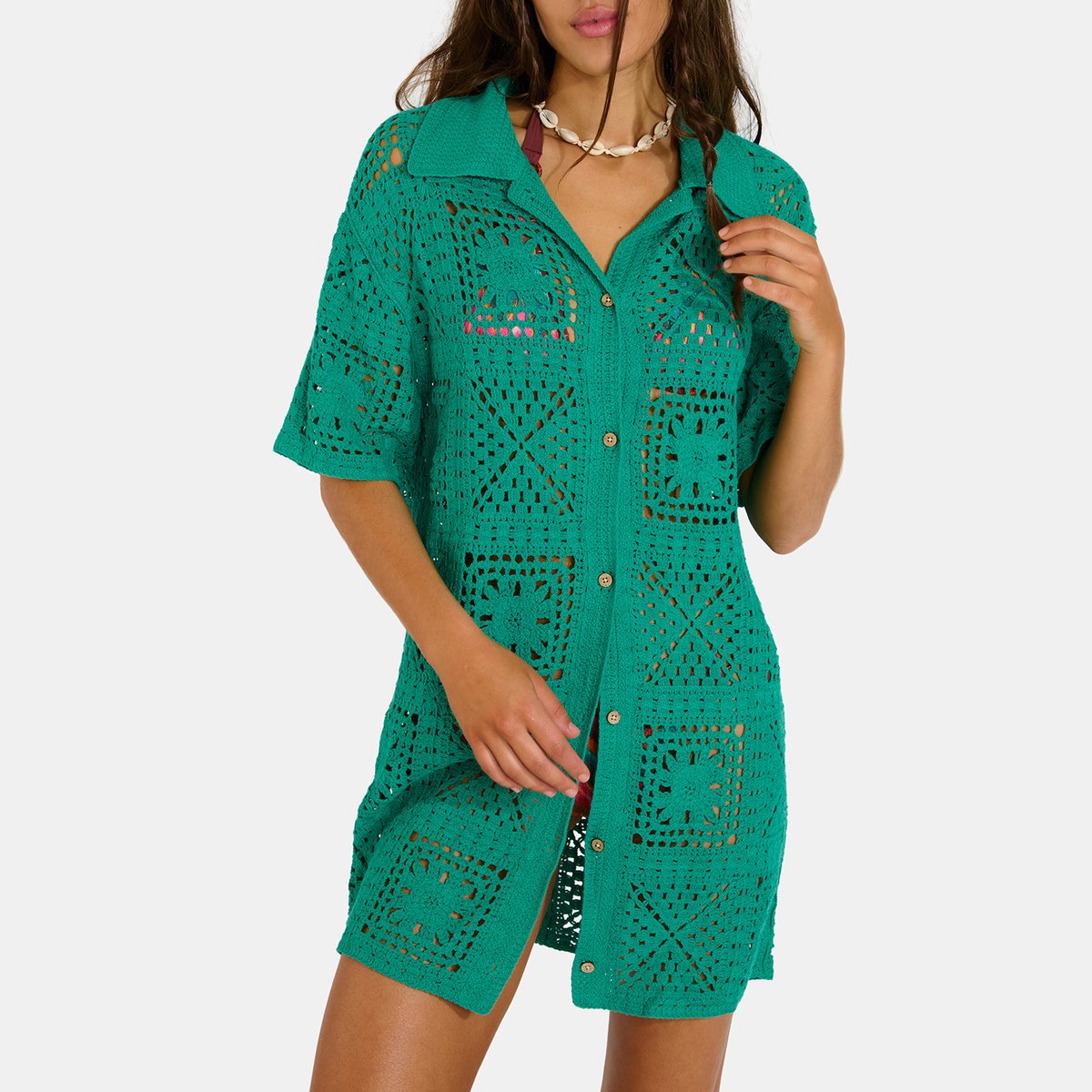 Chemise Kiria - MINORCA vert, BANANA MOON