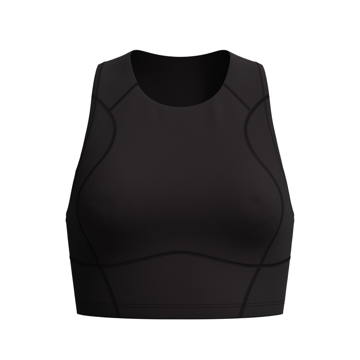 Haut de natation court et uni sans manches à dos nageur OCEAN noir, SPEEDO