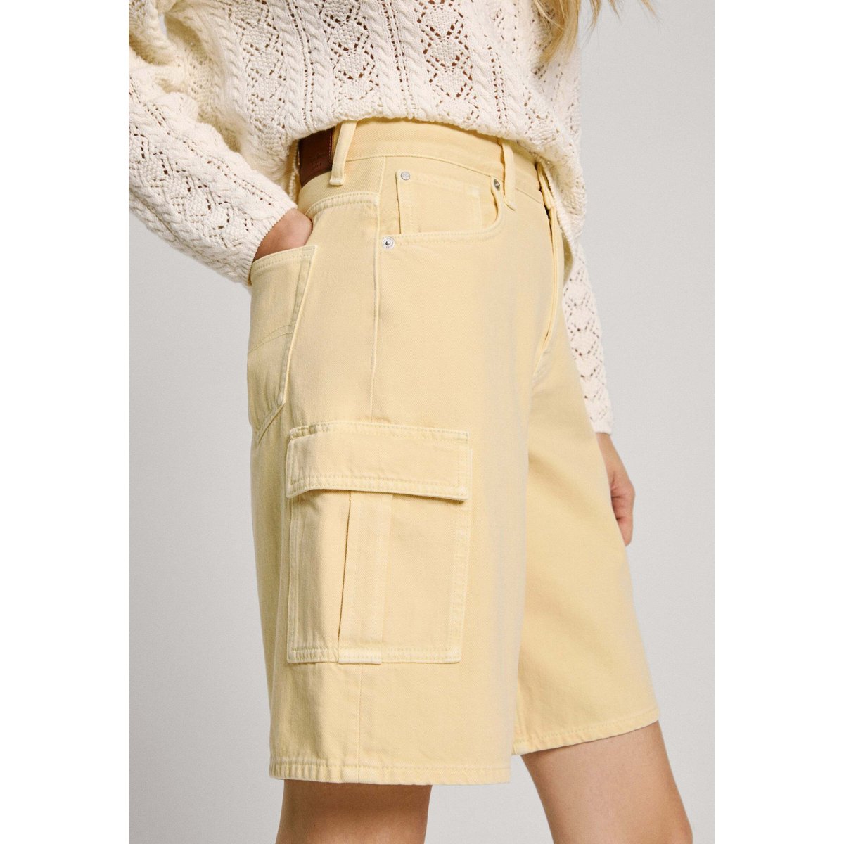 Bermuda Cargo À Coupe Décontractée cornouais jaune, PEPE JEANS
