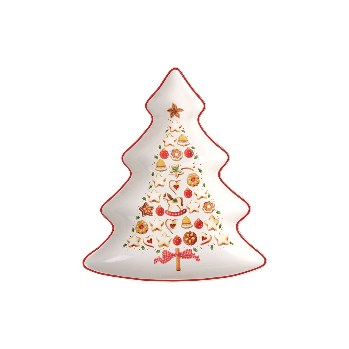Bol En Forme De Sapin WINTER BAKERY DELIGHT rouge, VILLEROY & BOCH