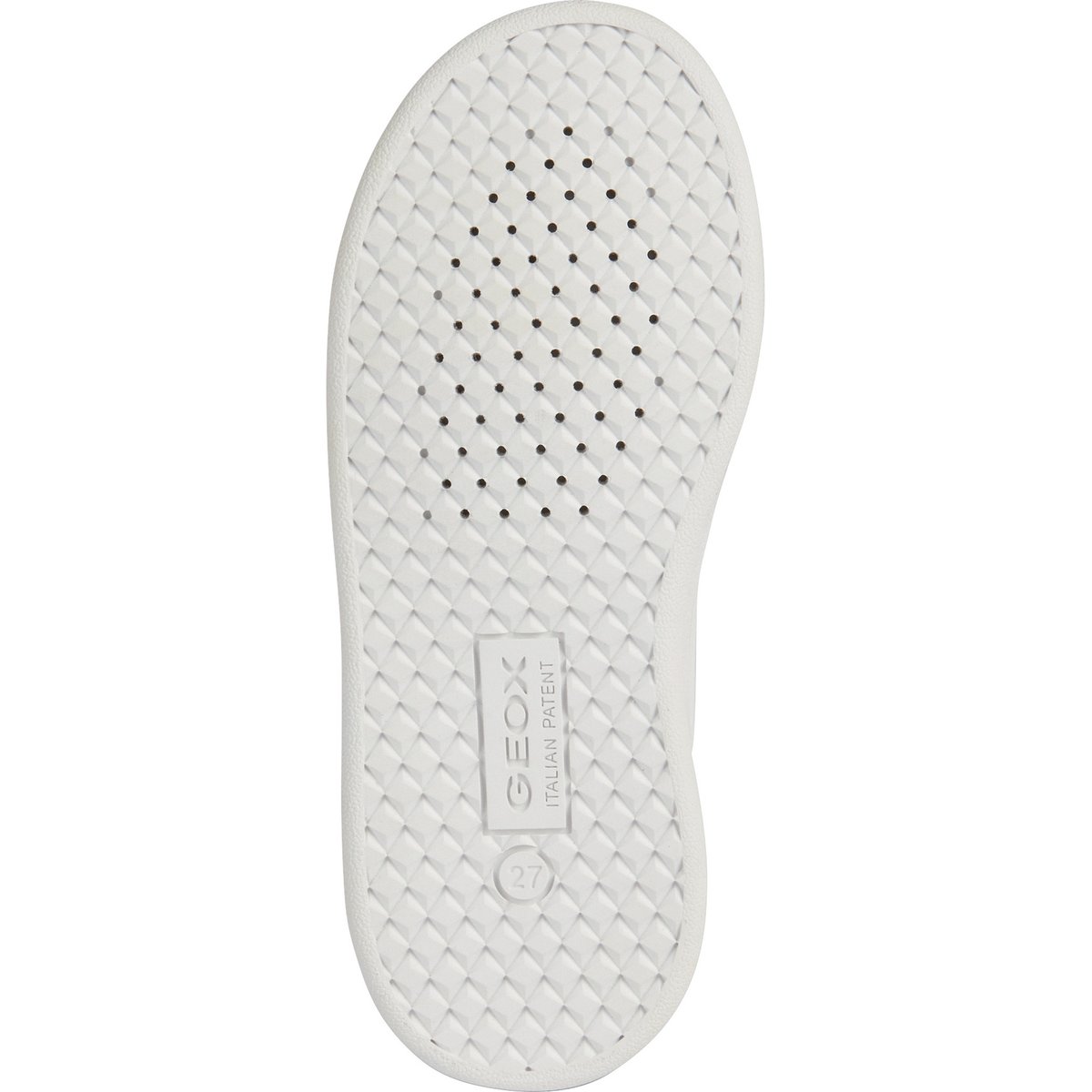 Baskets respirantes Eclyper blanc/bleu marine, GEOX