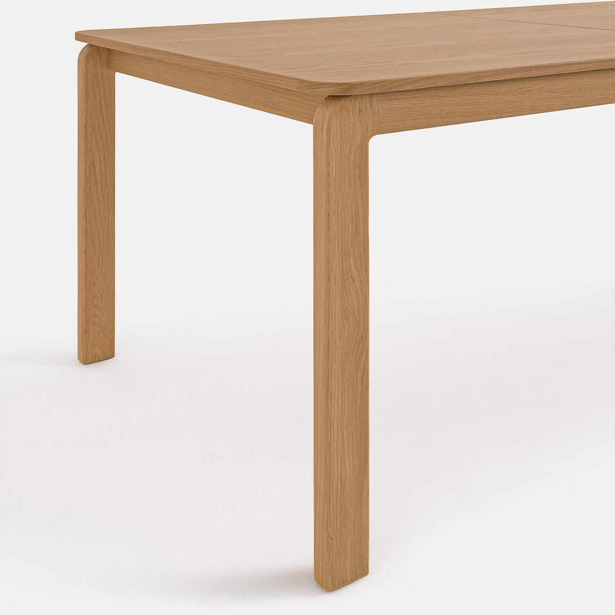 Mesa de comedor extensible de chapado de roble, de 6 a 8 cubiertos, TALET color roble, LA REDOUTE INTERIEURS