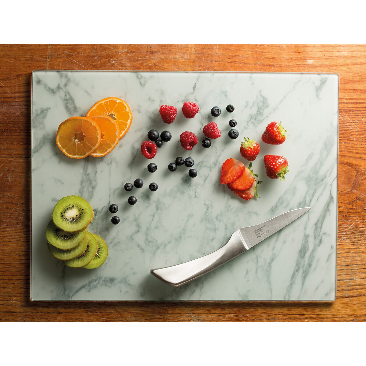 40cm Marble Effect Work Surface Protector cream, TYPHOON