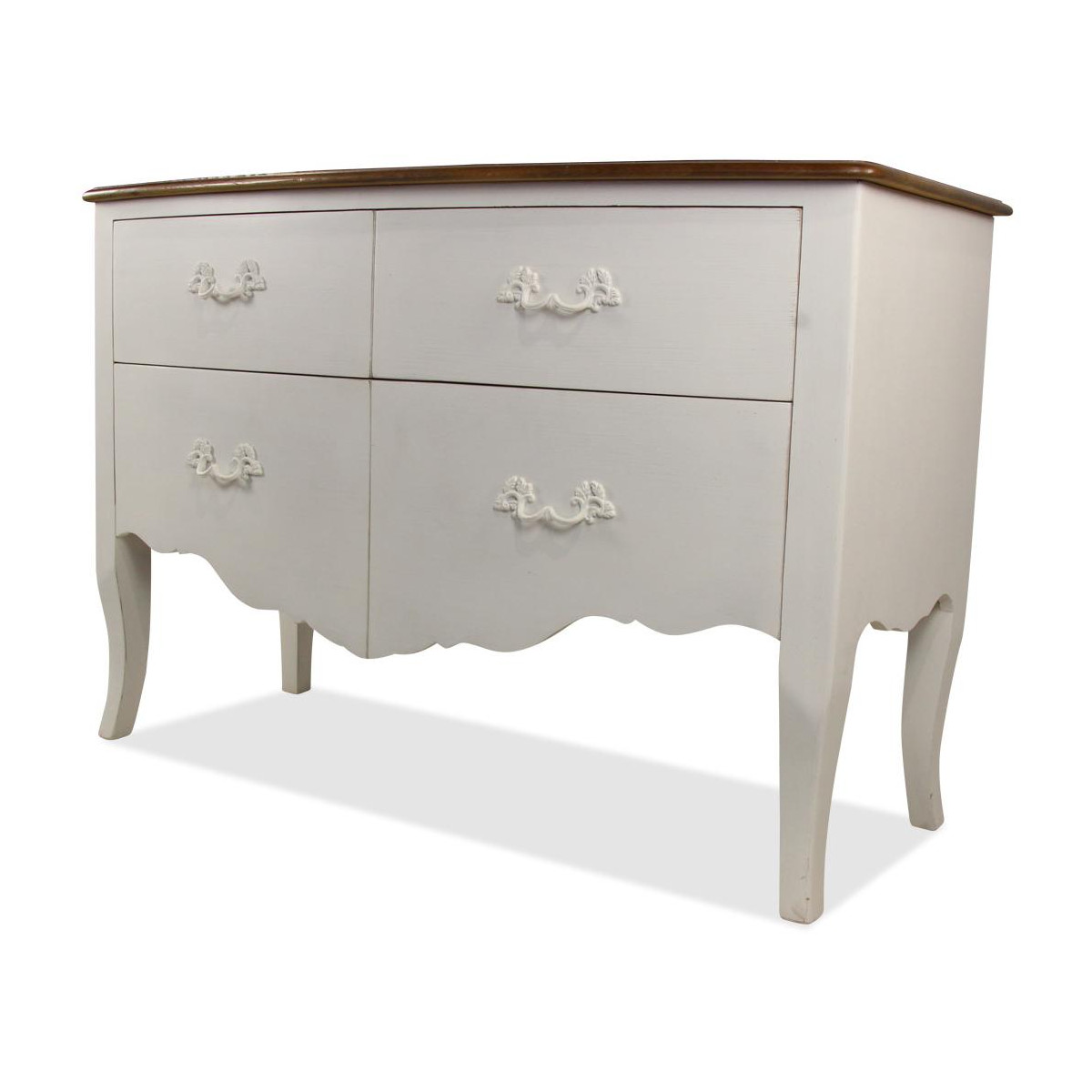 Commode 4 tiroirs blanc, INTERIOR'S