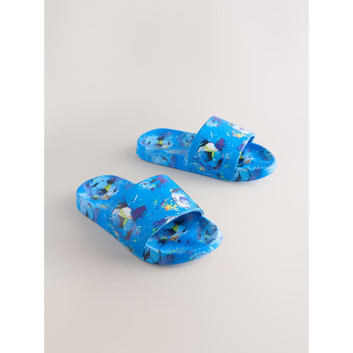 Claquettes classiques bleu football, NEXT