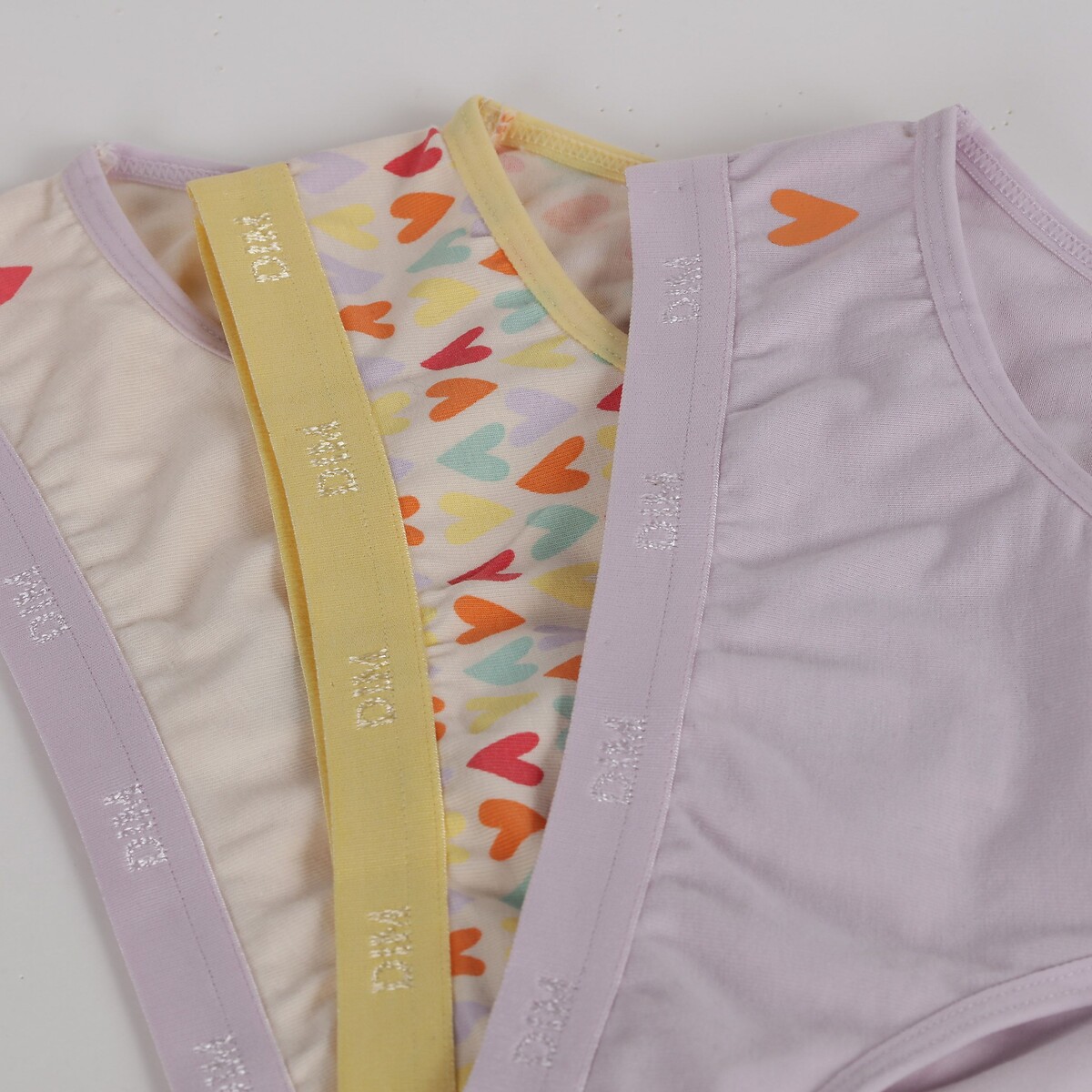 Pack of 3 Pocket Cotton Briefs mauve, DIM