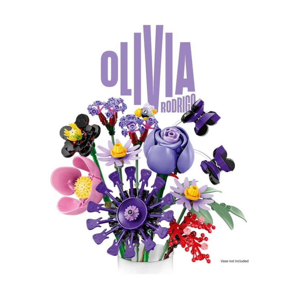 Bouquet de fleurs d'Olivia Rodrigo multicolore, LEGO