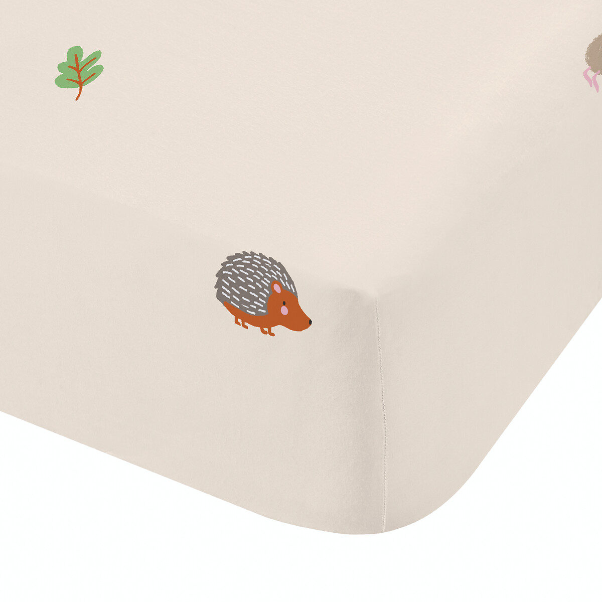 Fox and Woodland Friends Fitted Sheet cream, CATHERINE LANSFIELD
