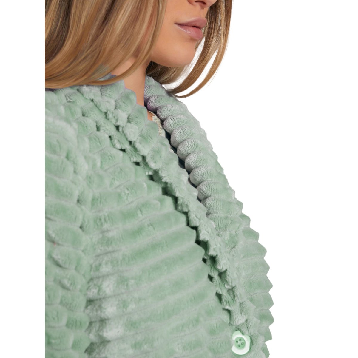Robe de chambre Winter Paisley vert, ADMAS