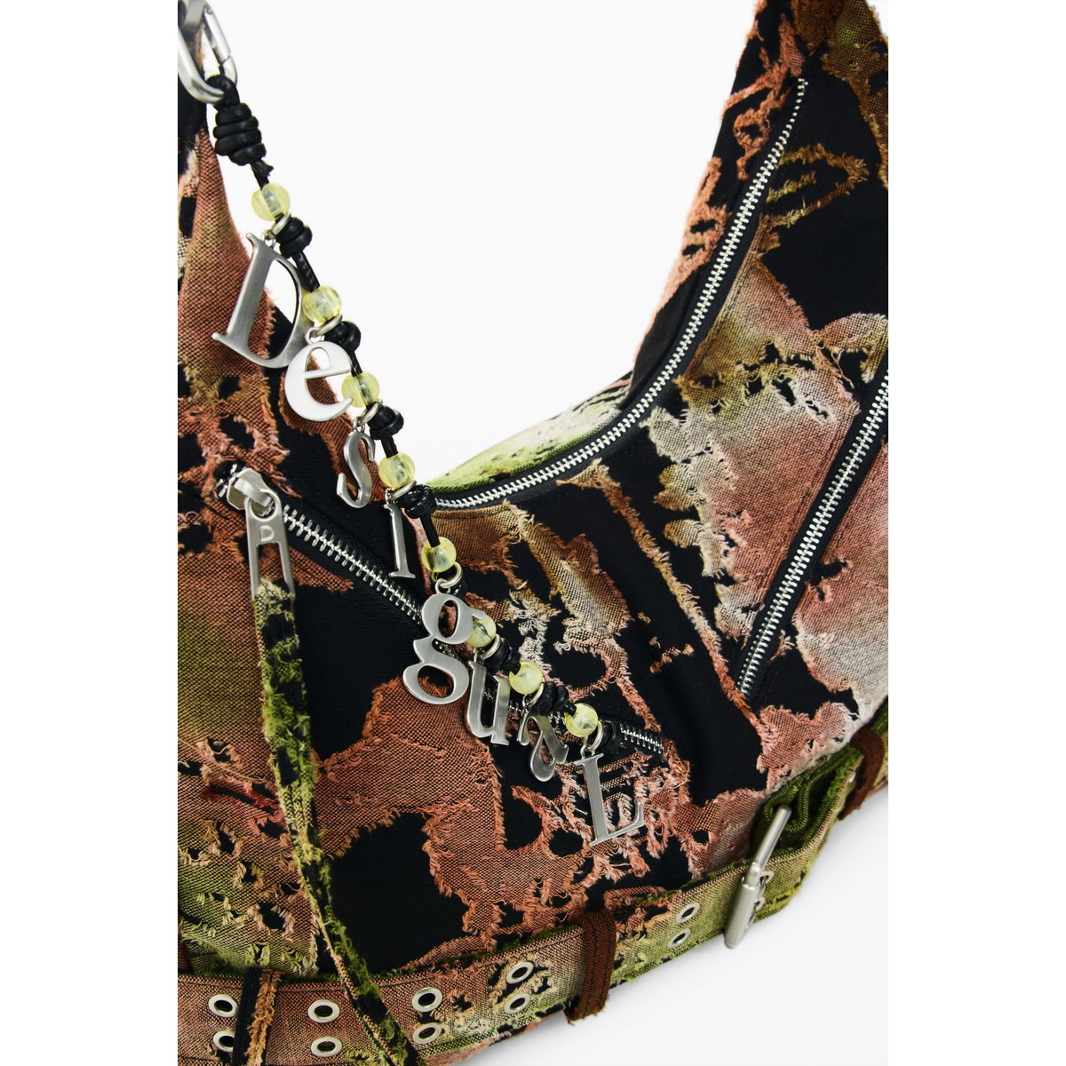 Grand sac en toile multicolore, DESIGUAL