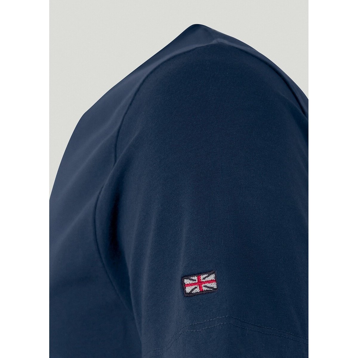 T-shirt col rond stretch Original Basic bleu marine, PEPE JEANS