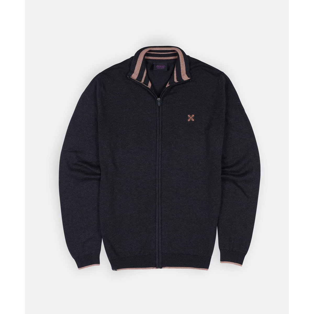 Pull PEZIP black heather, OXBOW