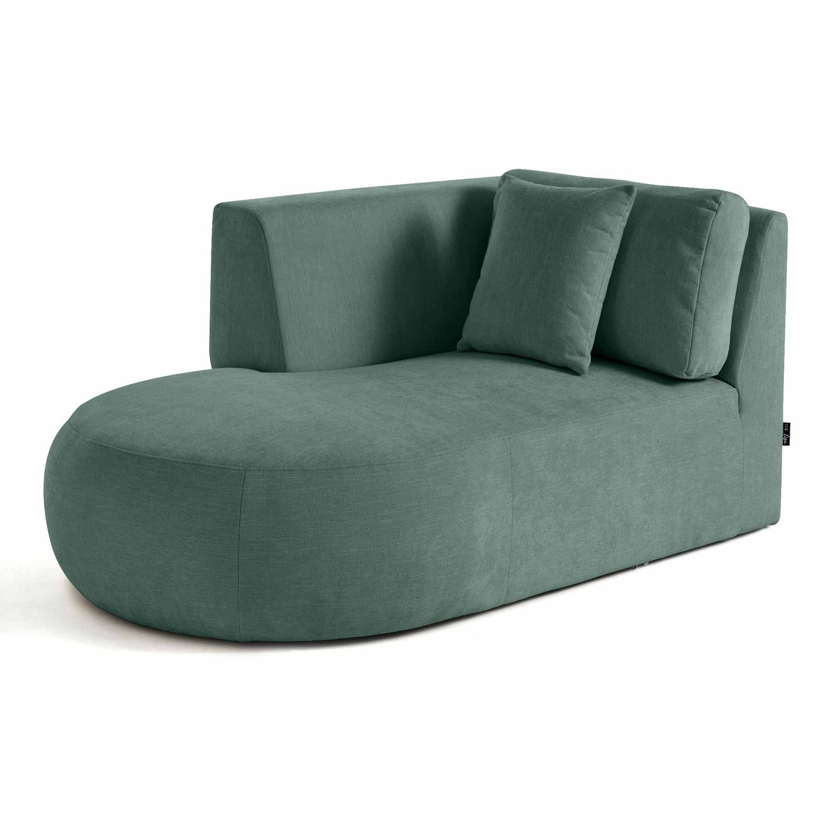 Module d'assise méridienne gauche - SANTORINI vert, BEST MOBILIER