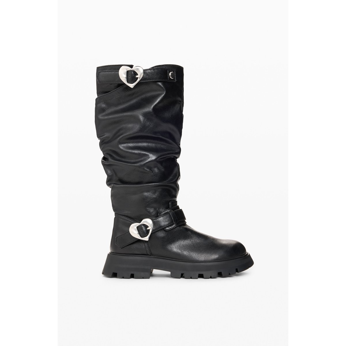 Bottes Biker Cœur noir, DESIGUAL