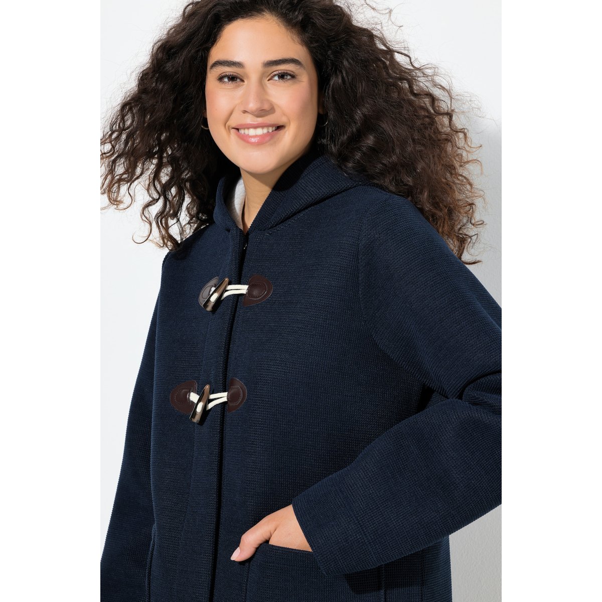 Duffle-coat HYPRAR à capuche marine, ULLA POPKEN
