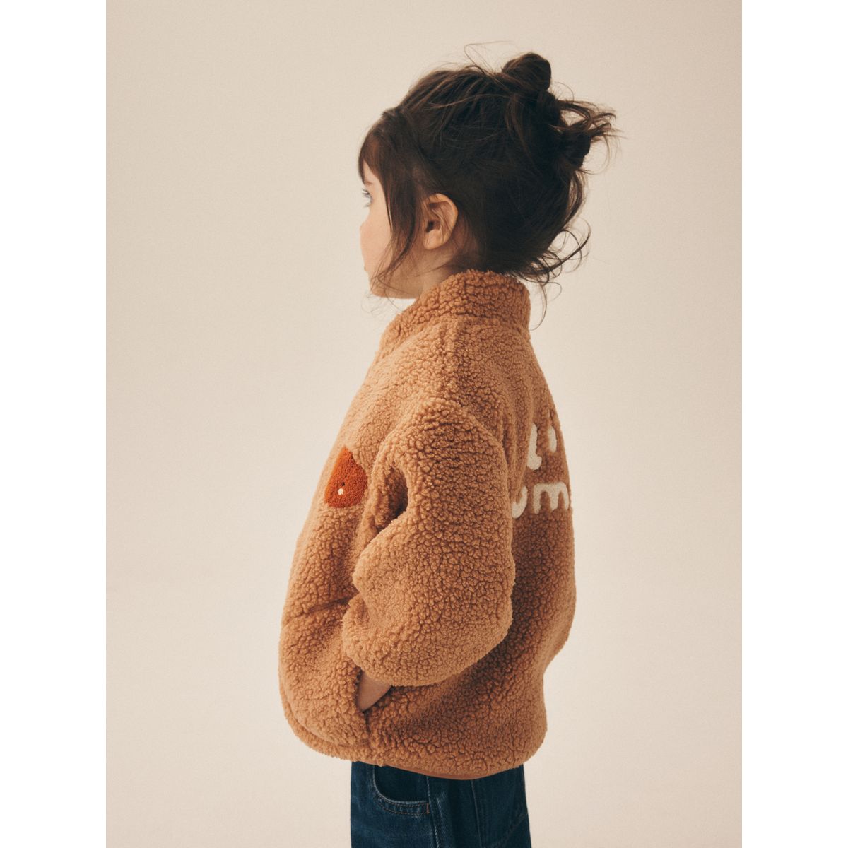 Polaire zippée citrouille orange, NEXT