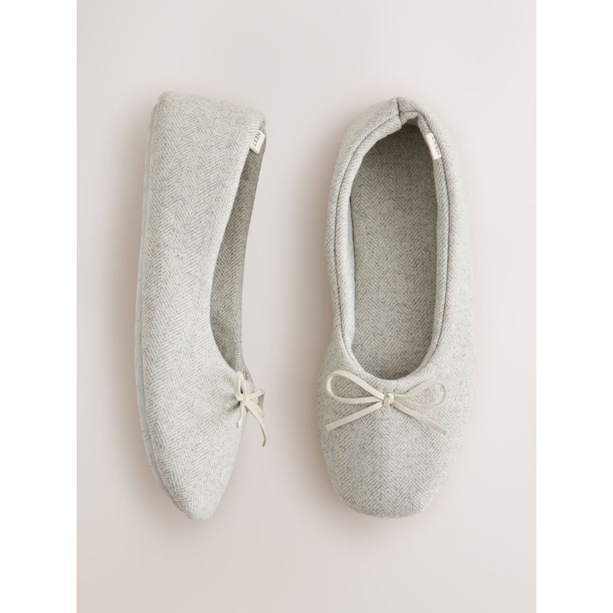 Chaussons ballerines gris, NEXT