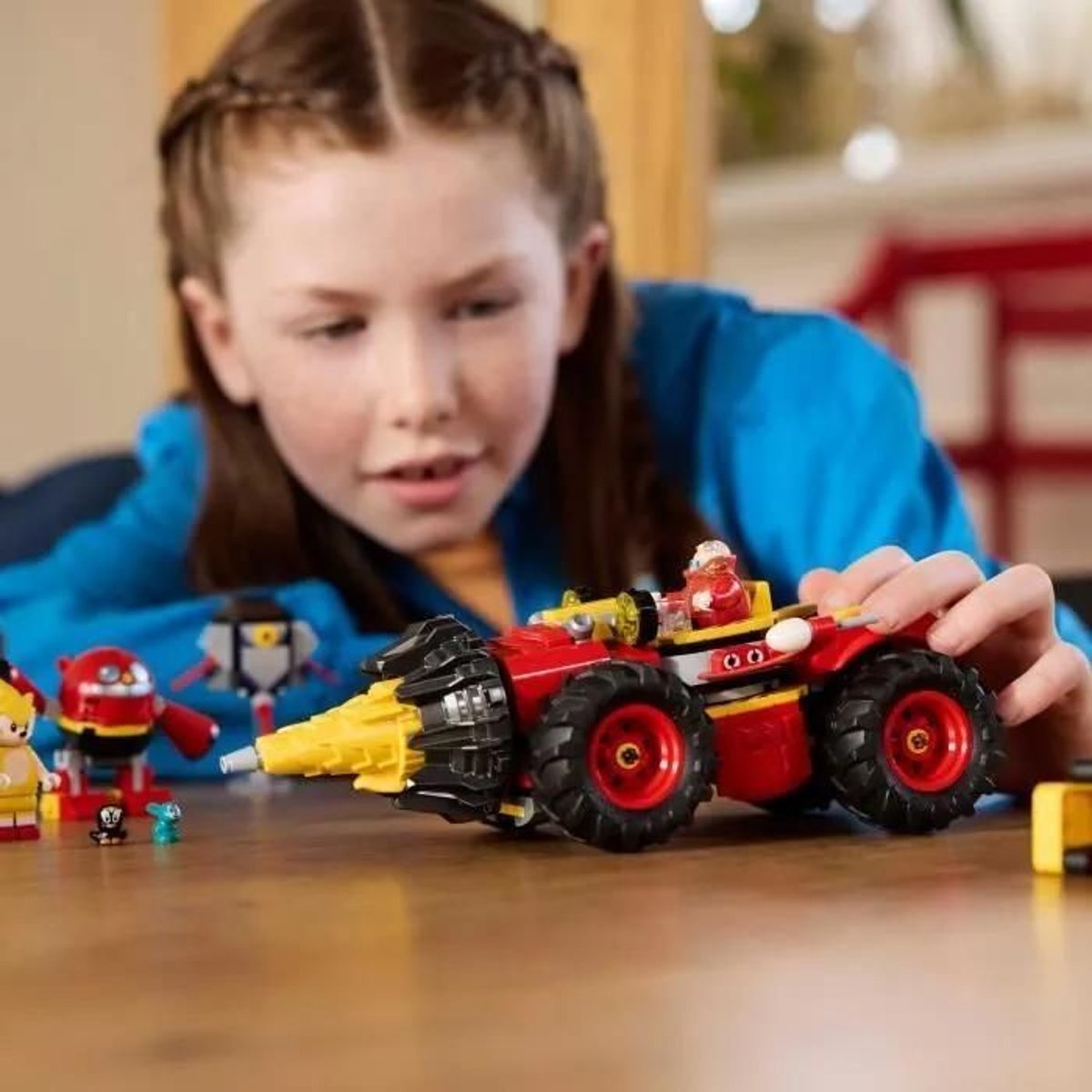 LEGO Sonic The Hedgehog : Super Sonic contre Egg Drillster - Aventure Épique 76999 jaune, LEGO