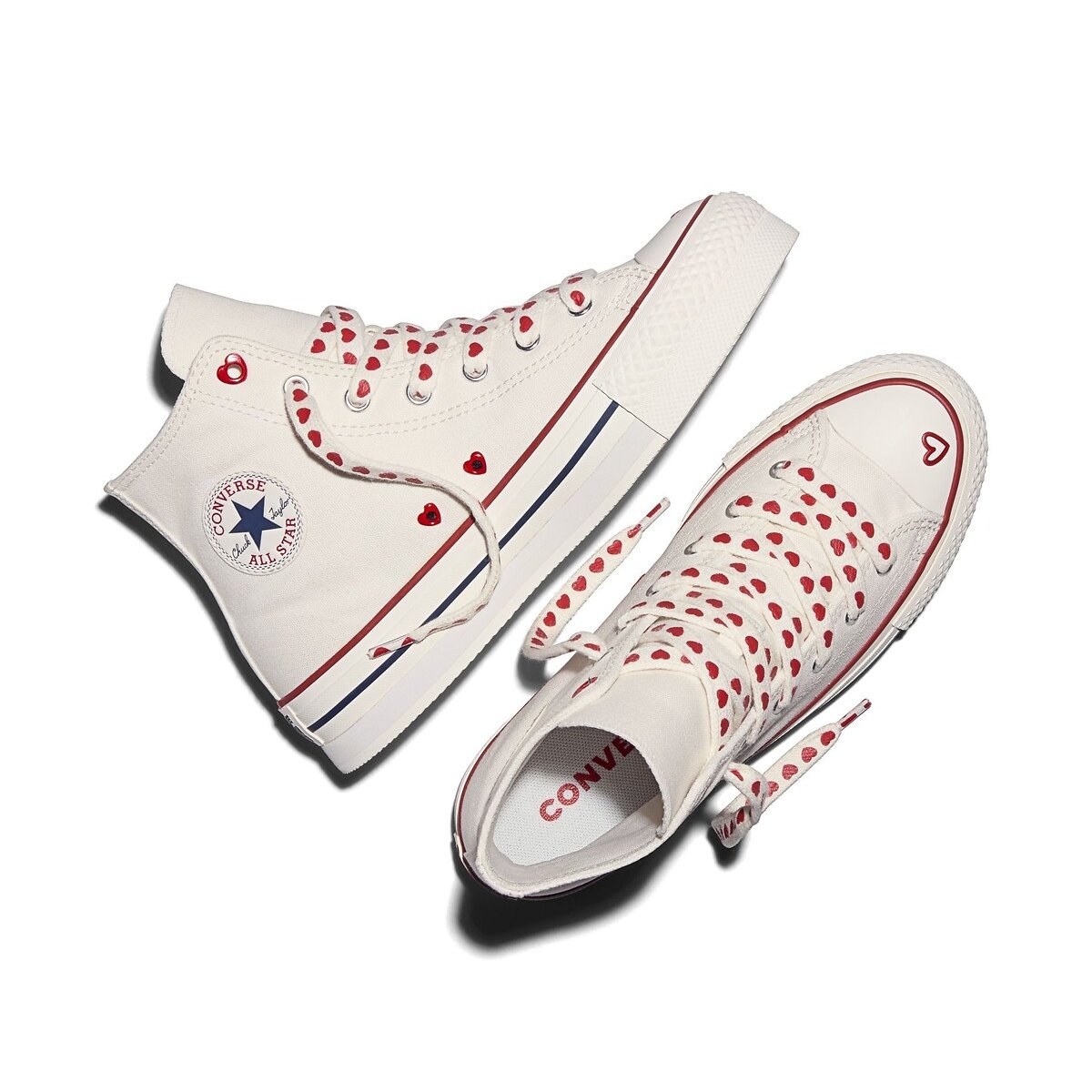Baskets ALL STAR EVA LIFT LOVE STORY ecru, CONVERSE
