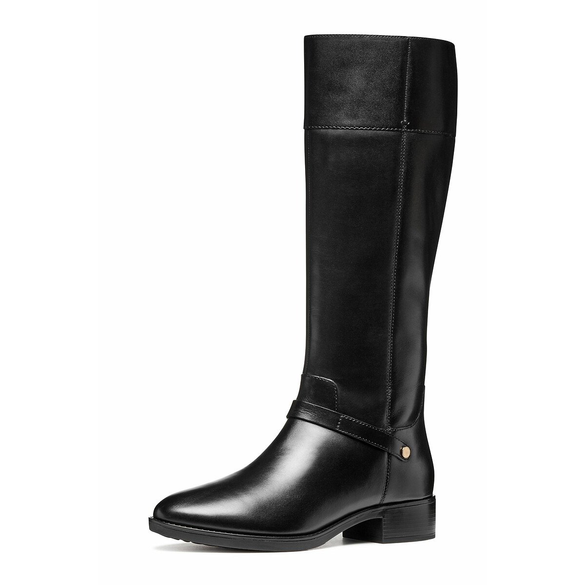 Bottes respirantes en cuir Felicity noir, GEOX
