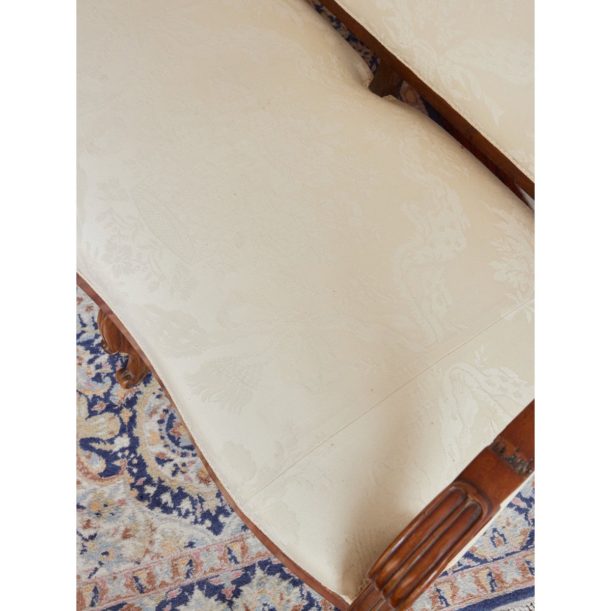 Banquette en bois Martine N°165 - Bon état bois clair, DEBONGOUT