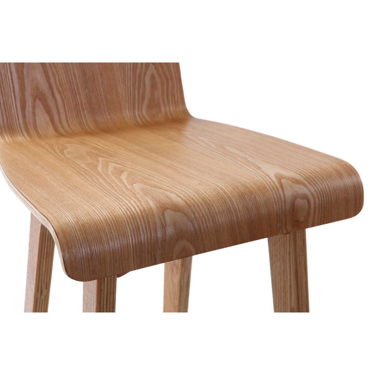 Tabourets de bar scandinaves H75 cm (lot de 2) BALTIK naturel, MILIBOO