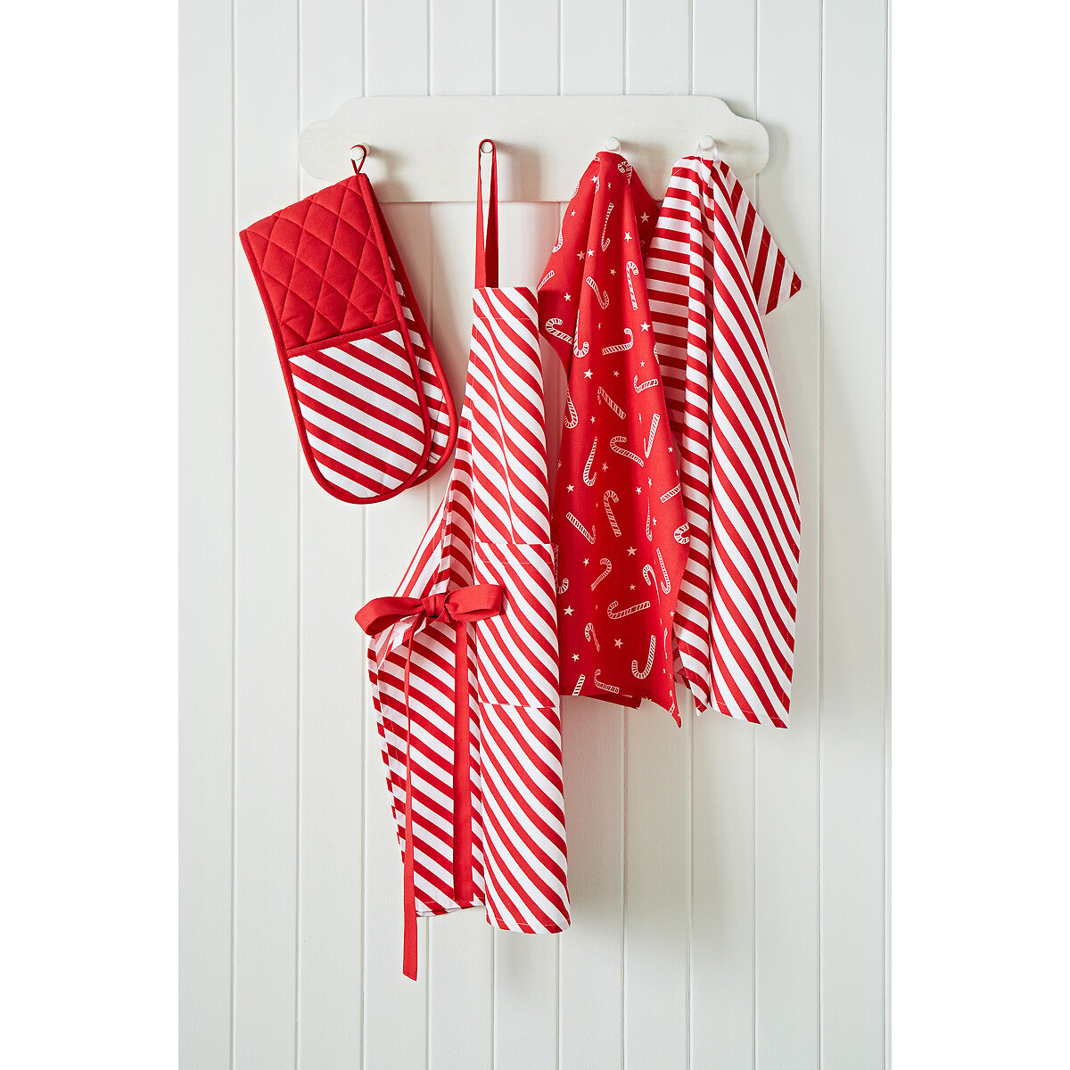 Christmas Candy Cane Apron red, CATHERINE LANSFIELD