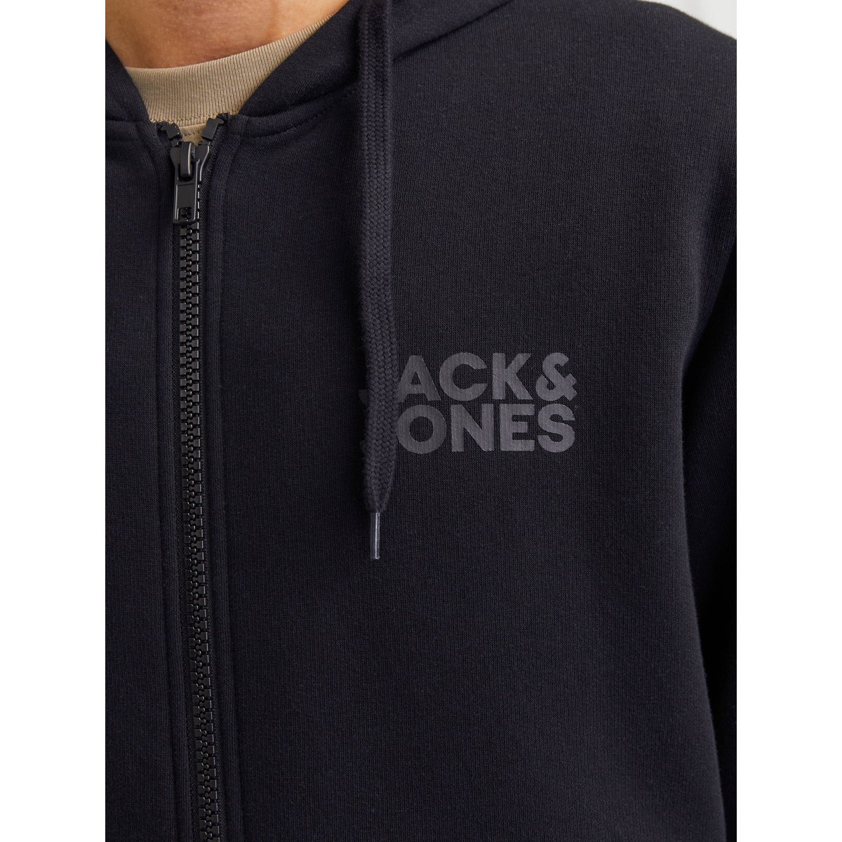 Sweat À Capuche black 1, JACK & JONES