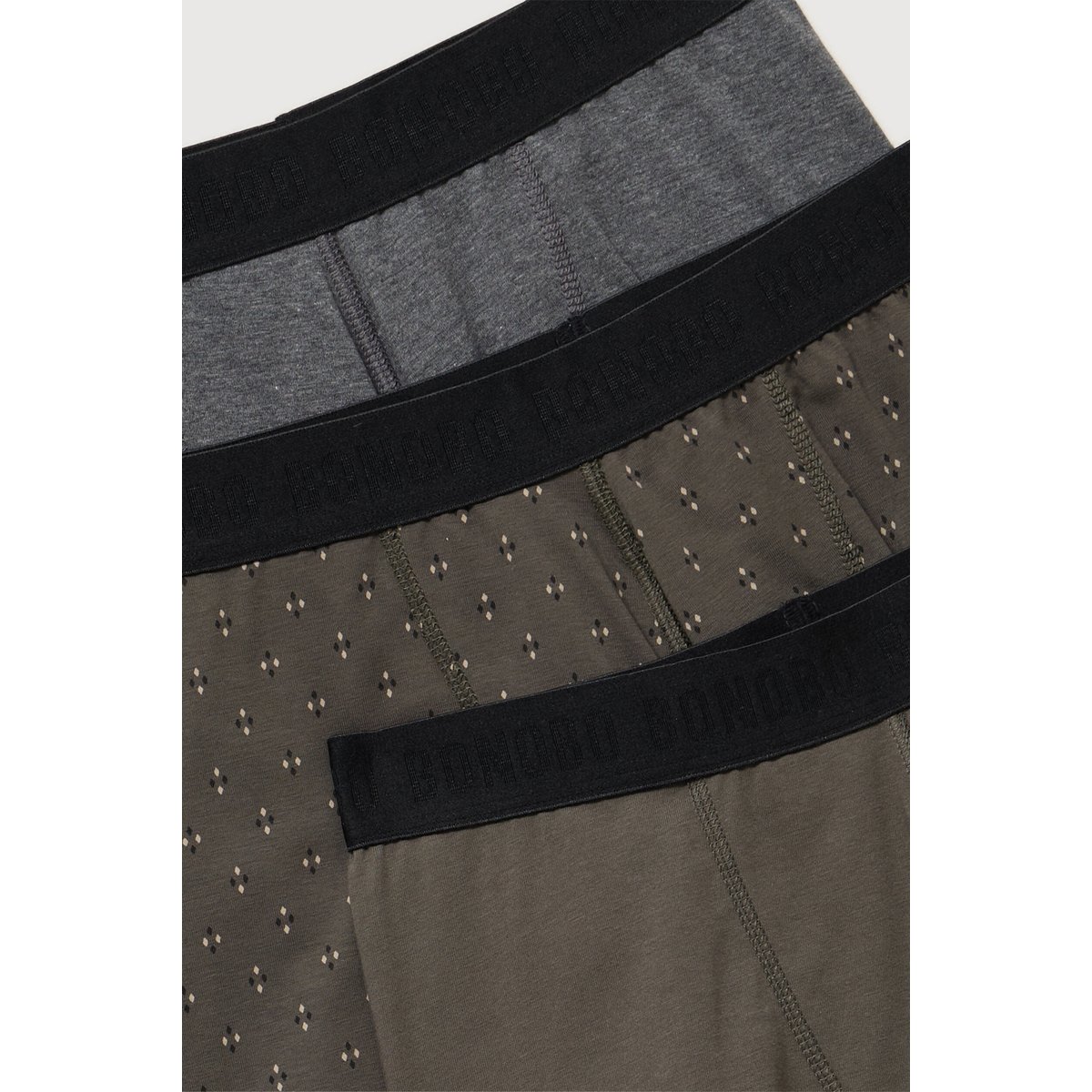 Lot de 3 boxers marron, BONOBO