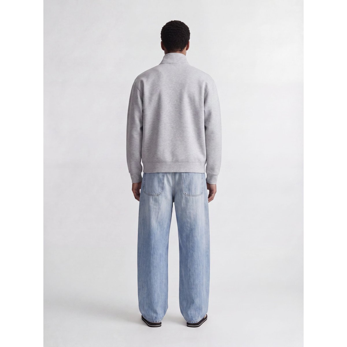 Sweat-Shirt grise - light grey melange, JACK & JONES