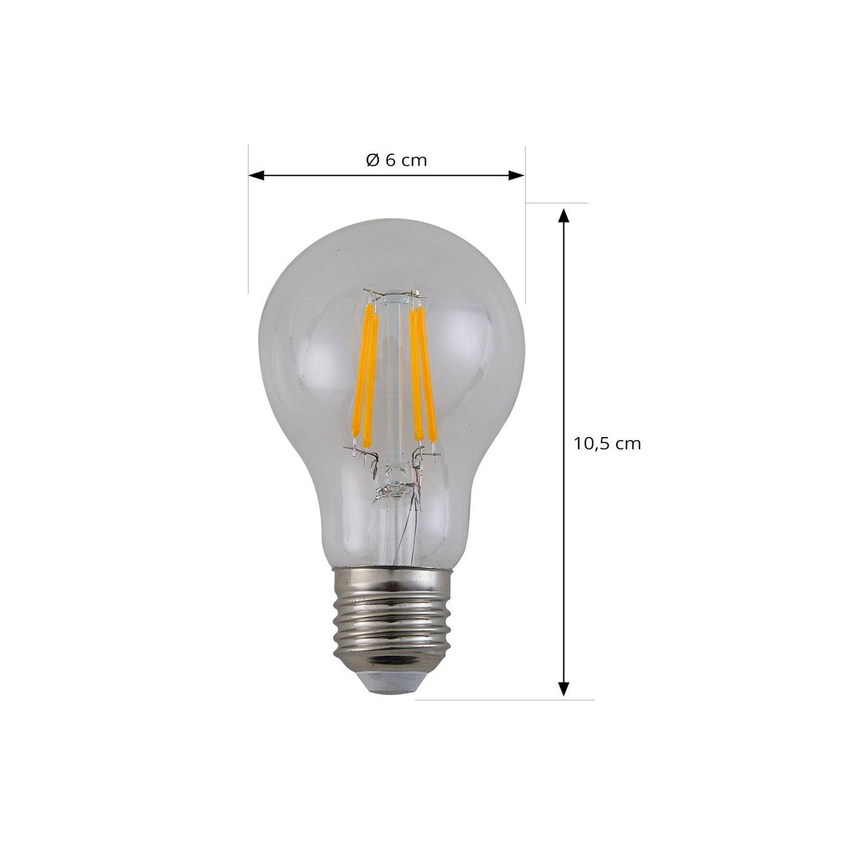Ampoule E27 en verreLED transparent, ARCCHIO