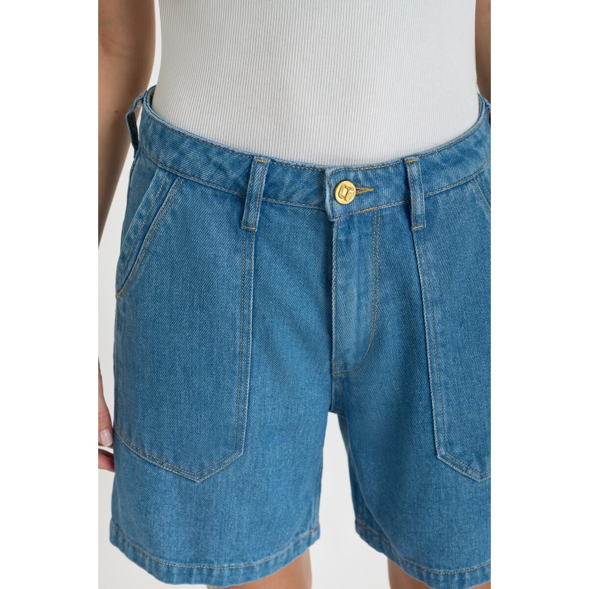 Short en jeans VIRVA blue, LE TEMPS DES CERISES