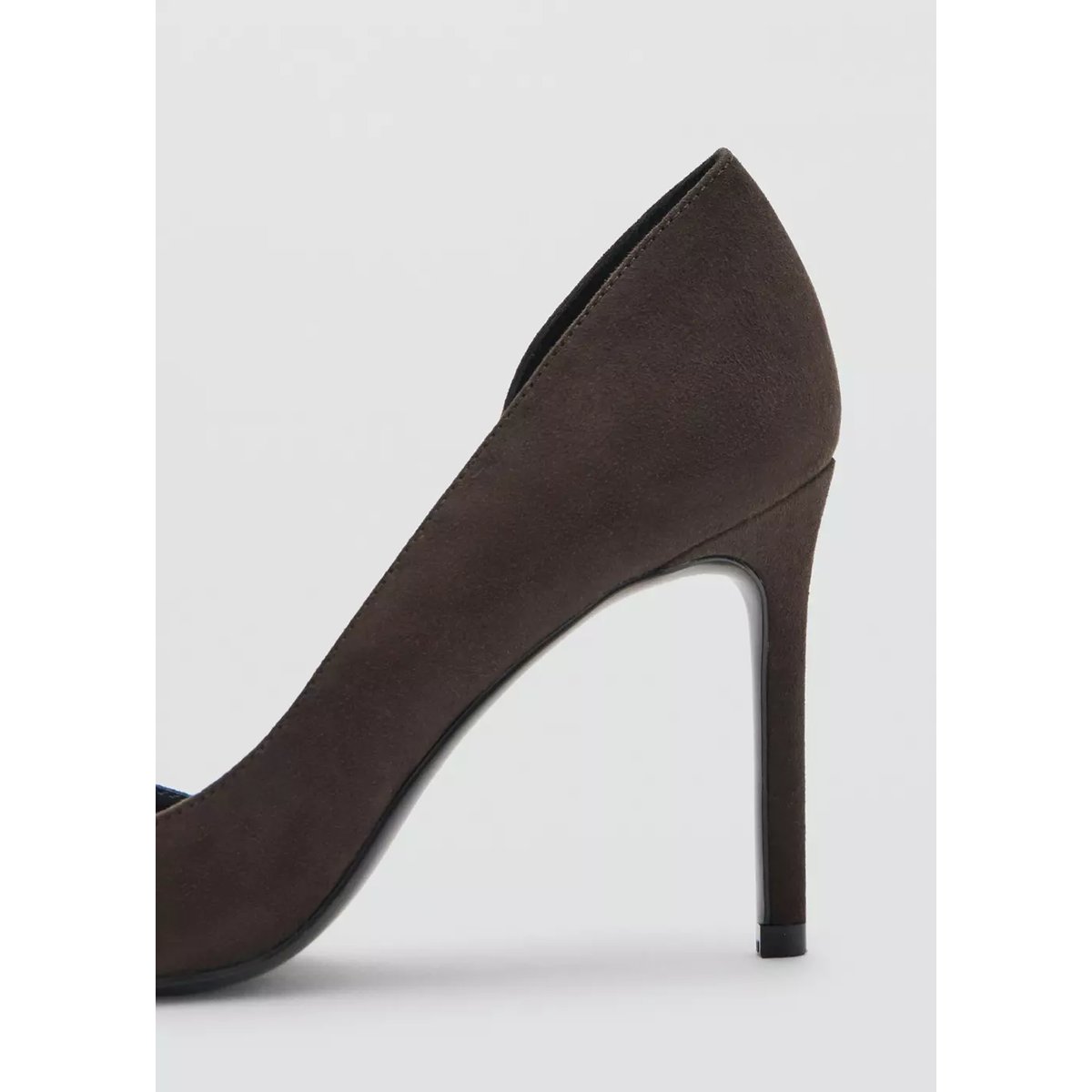 Chaussures talons aiguilles chocolat, MANGO