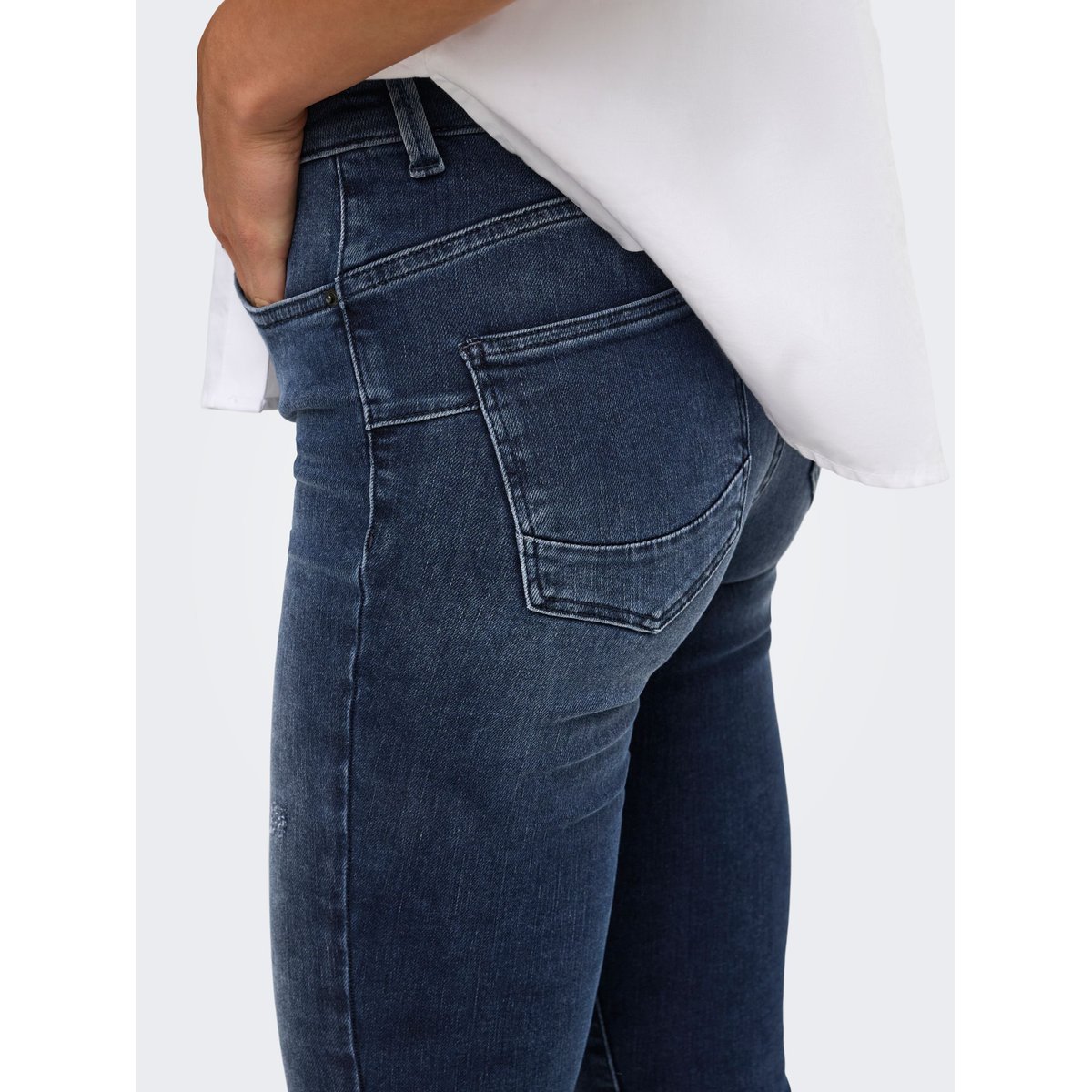 Jean Skinny blue black denim, ONLY