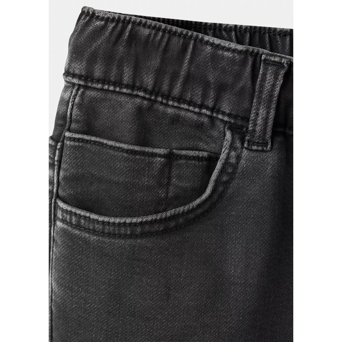 Jean comfy cordon black denim, MANGO KIDS