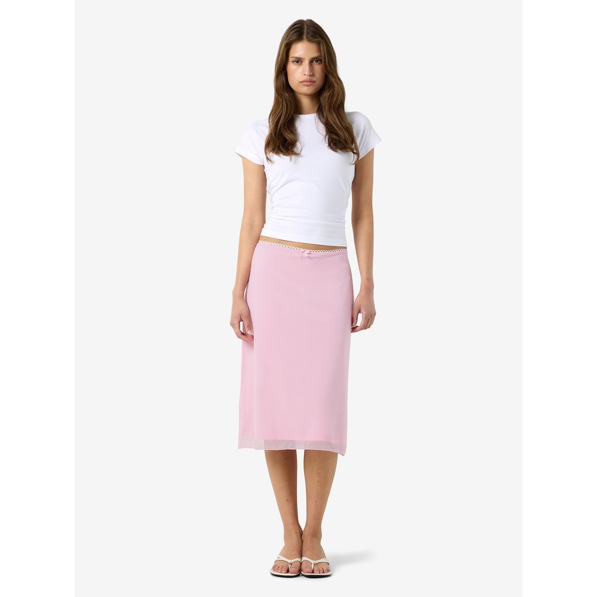 Jupe Mi-Longue rouge - pink-a-boo1, NOISY MAY