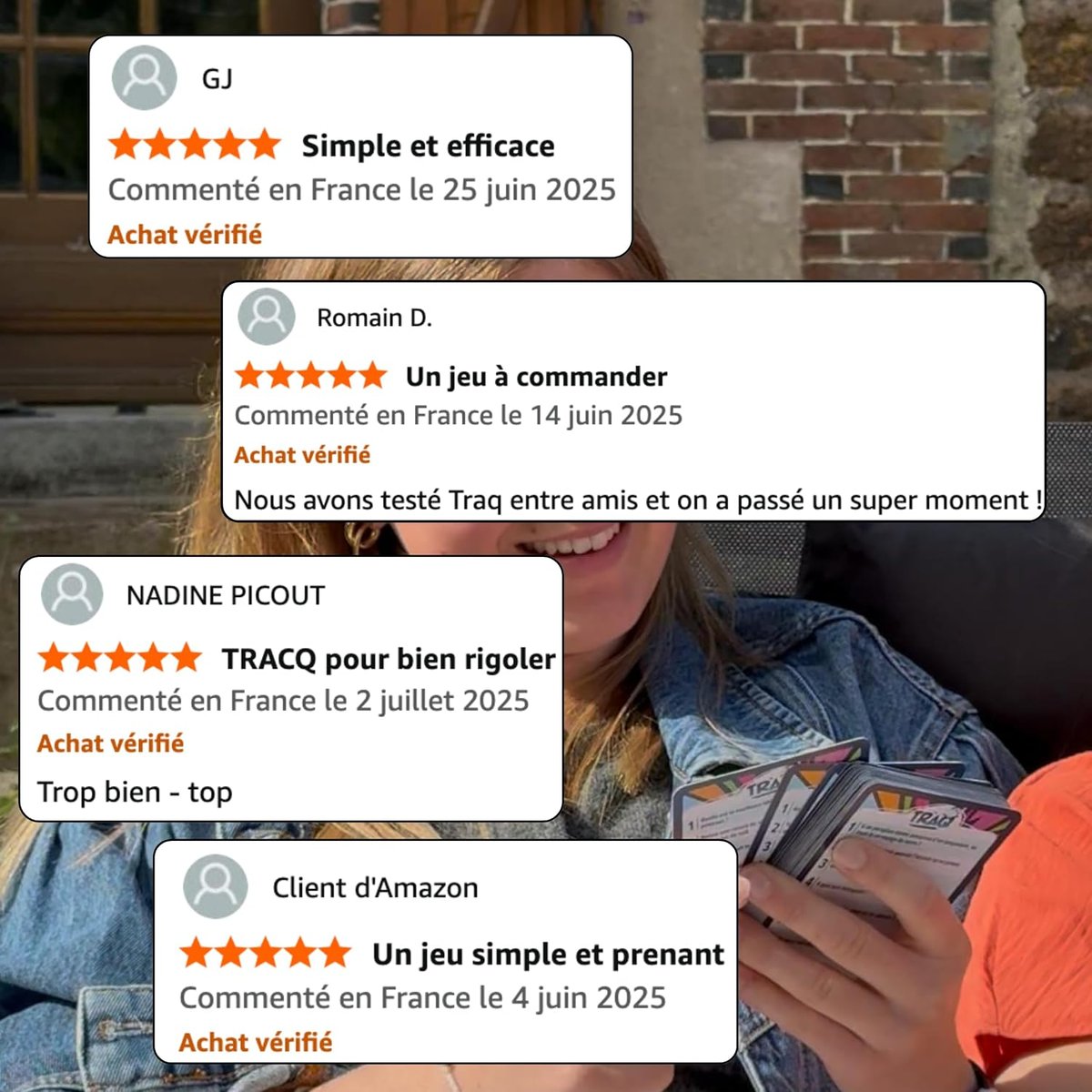 Traq jeu d'ambiance bleu, GIGAMIC