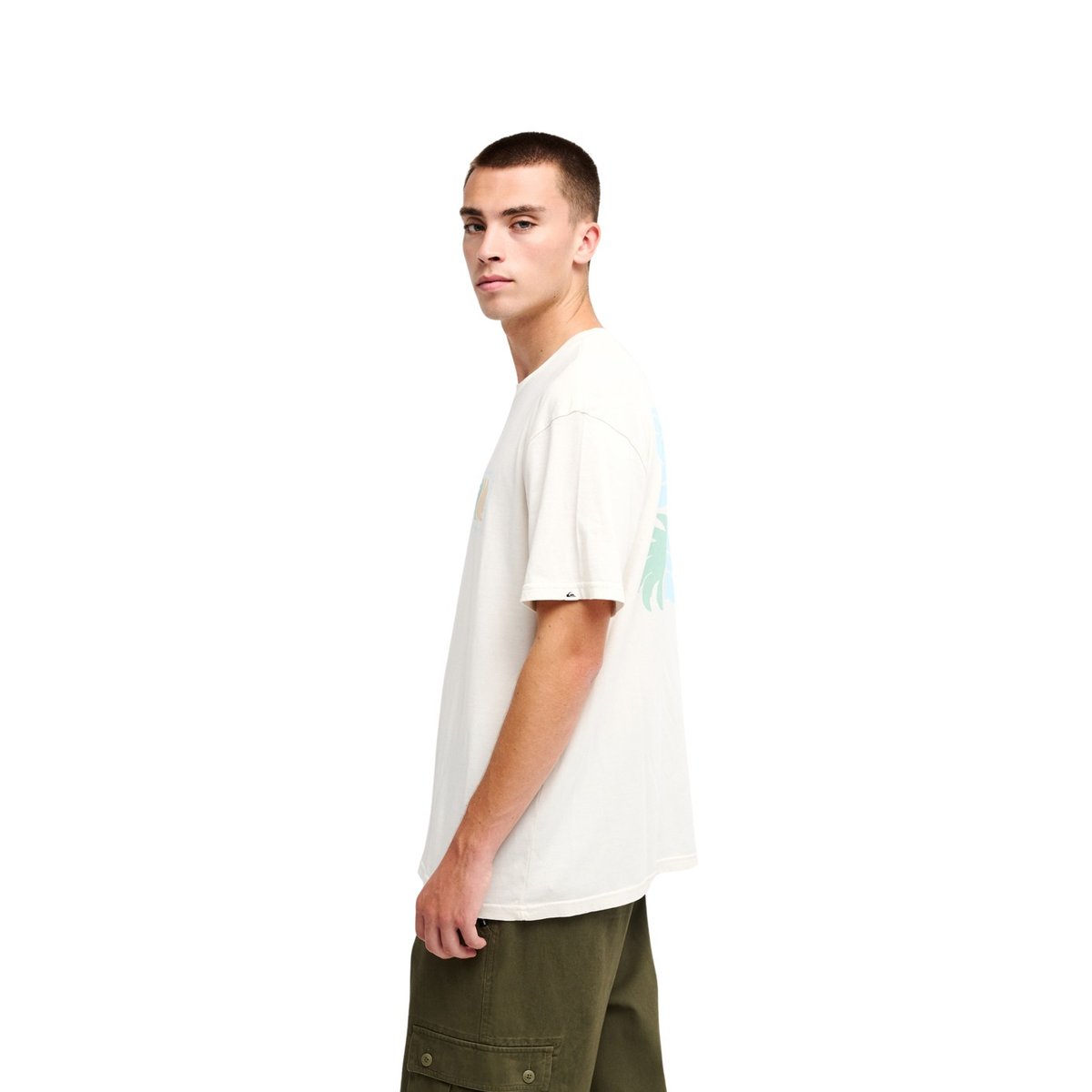 T-Shirt manches courtes EVO VIBES blanc snow white, QUIKSILVER