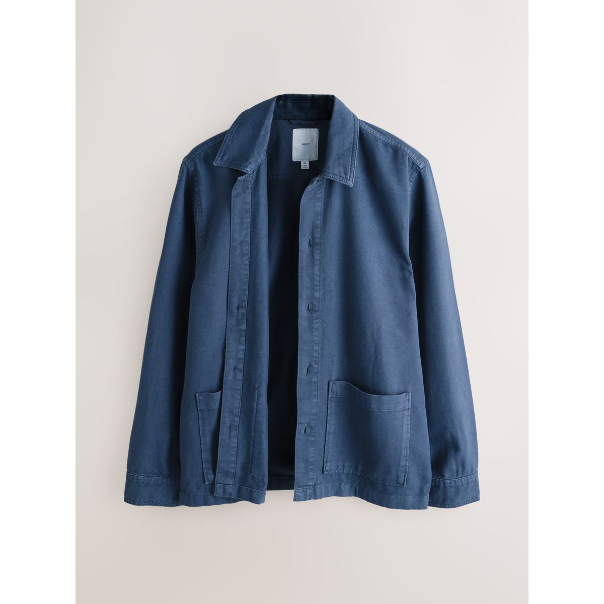 Veste-chemise avec poche sur l’ourlet bleu, NEXT