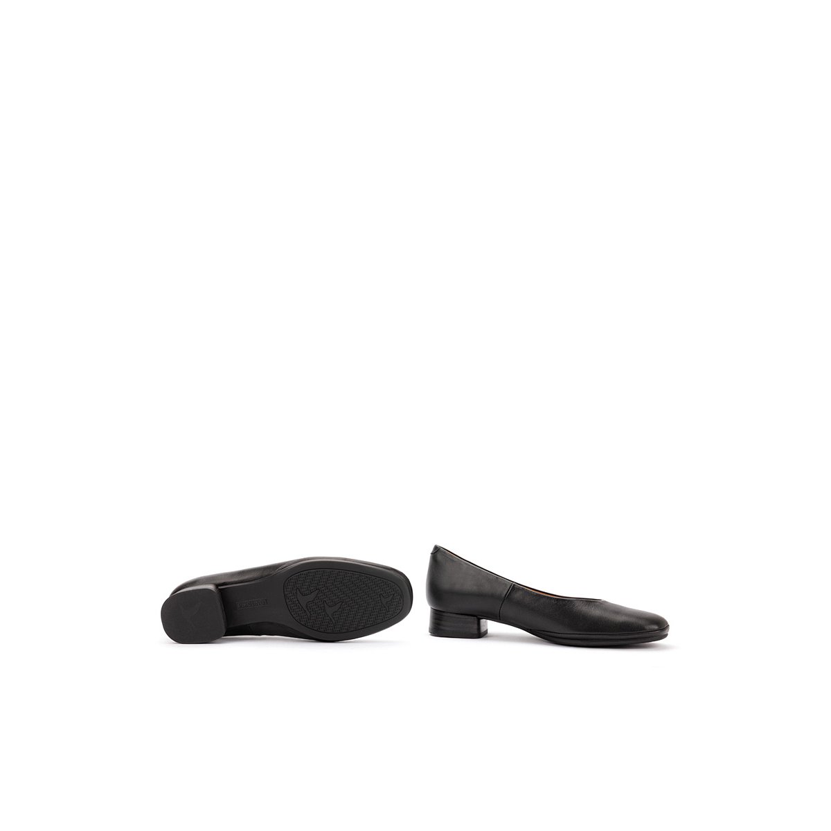Chaussures à talon cuir Ubeda forme large black, PIKOLINOS