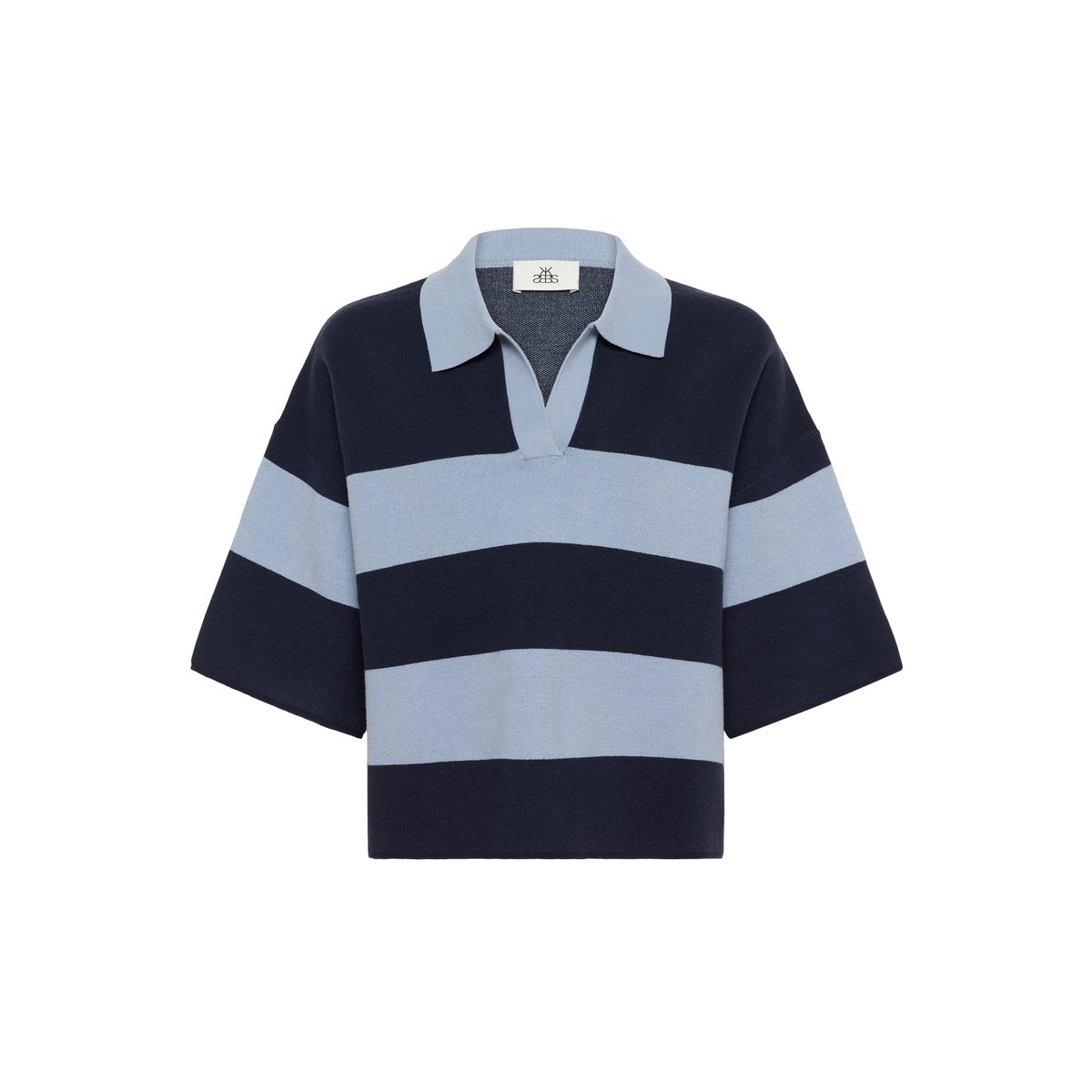T-shirt à manches courtes bleu ombre blue stripe, KAREN BY SIMONSEN