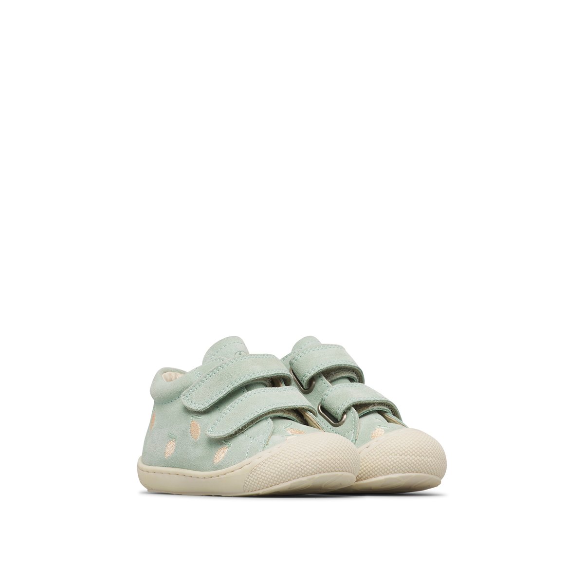 Chaussures premiers pas en suède COCOON VL EMBR.LEMONSODA vert menthe-, NATURINO
