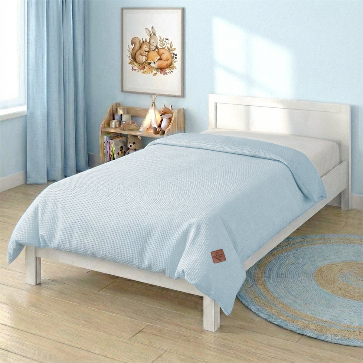 Housse de couette LUNA bleu, SEVIRA KIDS