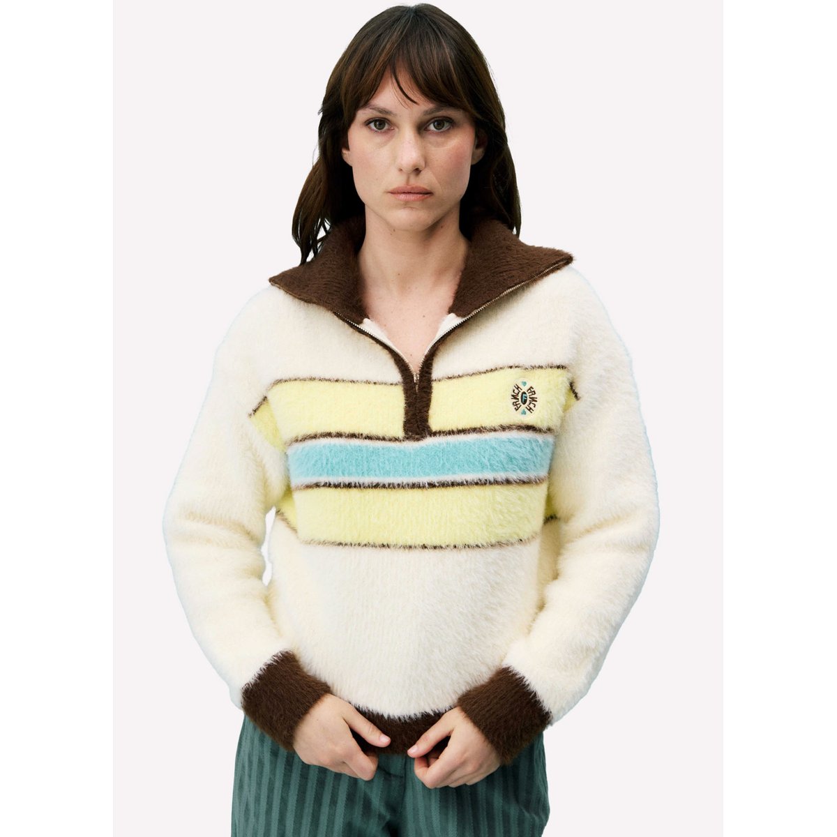 Pull COLDEN beige crème, FRNCH