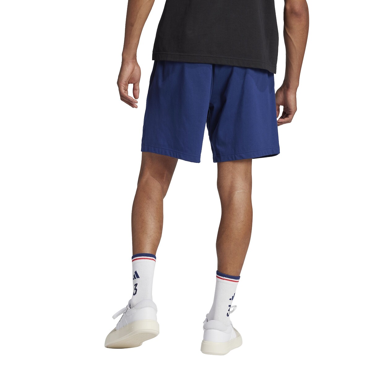 Essentiel Linear Logo Shorts navy blue, ADIDAS SPORTSWEAR